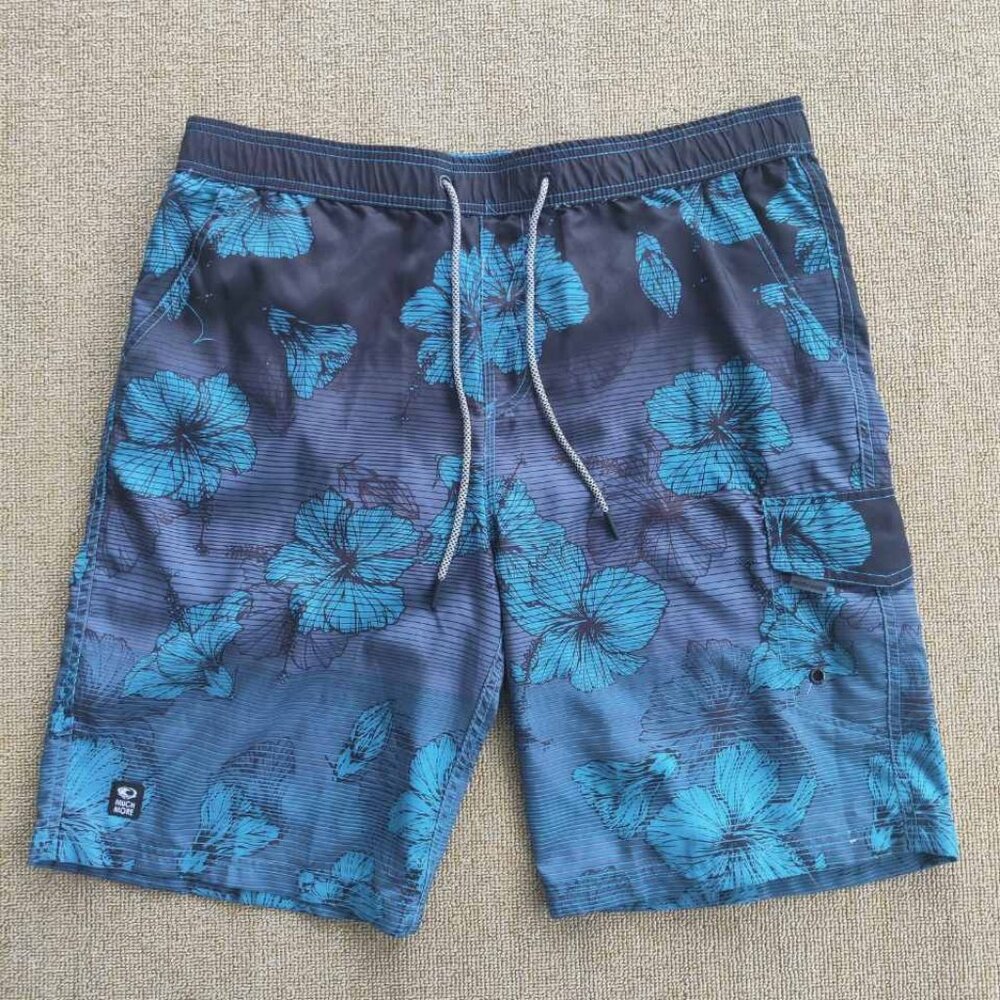 Polyester Men's Swim Trunk with Pocket with Liner